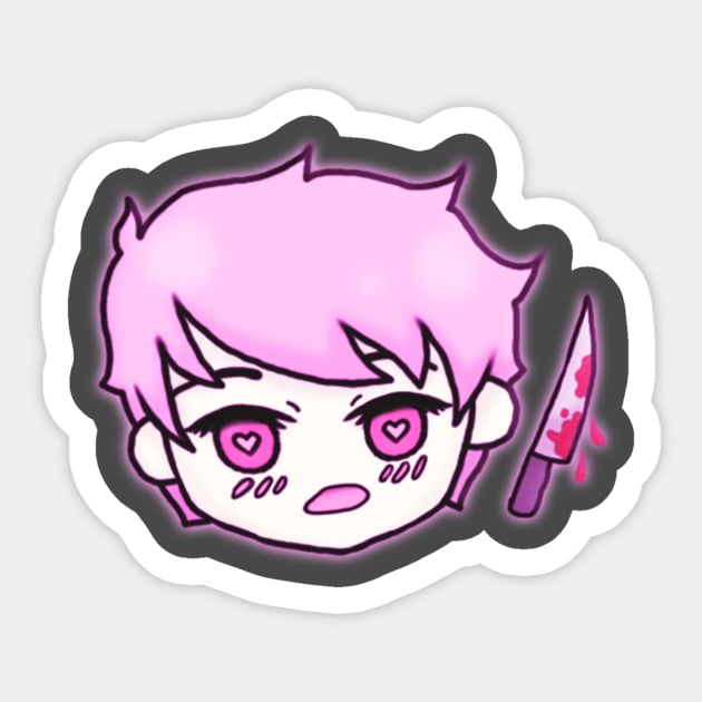 yandere boy Sticker by tacothomas